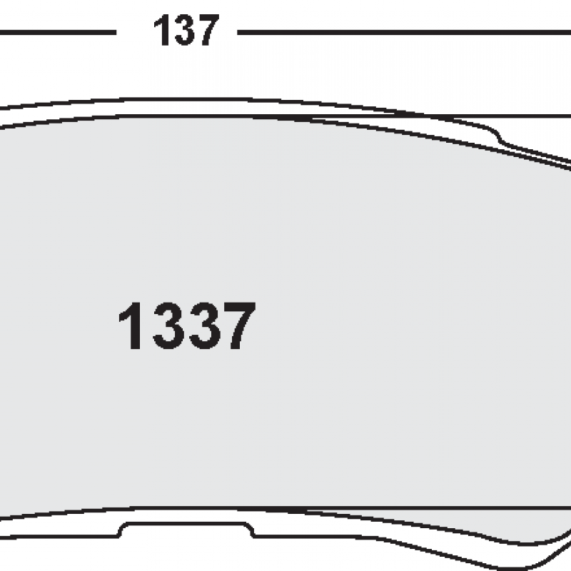 Fast road / track day compound. Street brake pads - Cadillac / Chevrolet / SaabRear brake pad
